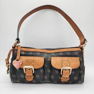 Dooney & Bourke Y2K Multicolor DB Coated Canvas Handbag  FlAWS!